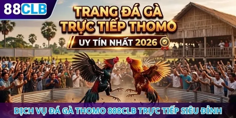 Dịch vụ đá gà Thomo 888CLB trực tiếp siêu đỉnh