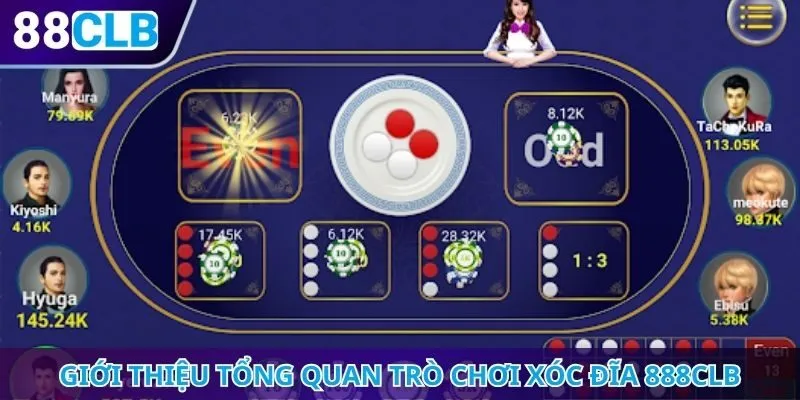 Giới thiệu tổng quan trò chơi xóc đĩa 888CLB