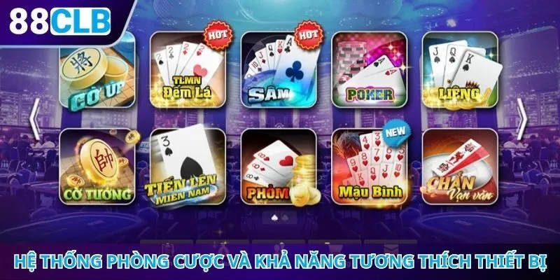 Hệ thống phòng cược và khả năng tương thích thiết bị